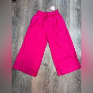 Umgee Fuchsia Flowy Pants
